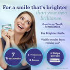 GuruNanda Whitening Strips, 7-day treatment (7 Packets - 2 Strips per pack)- Enamel-Safe Strips for Sensitive Teeth - Non-Slip, Dry Strip Technology