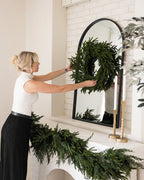 ✨$9.99 On Sale Today Only🔥Real Touch Deluxe Norfolk Pine Garland🌿