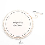 New Simple Imitation Freshwater Pearl Chain Necklace
